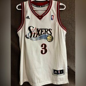 AUTHENTIC Adidas Allen Iverson 2000-01 MVP Era 76ers Jersey Size XL +2
